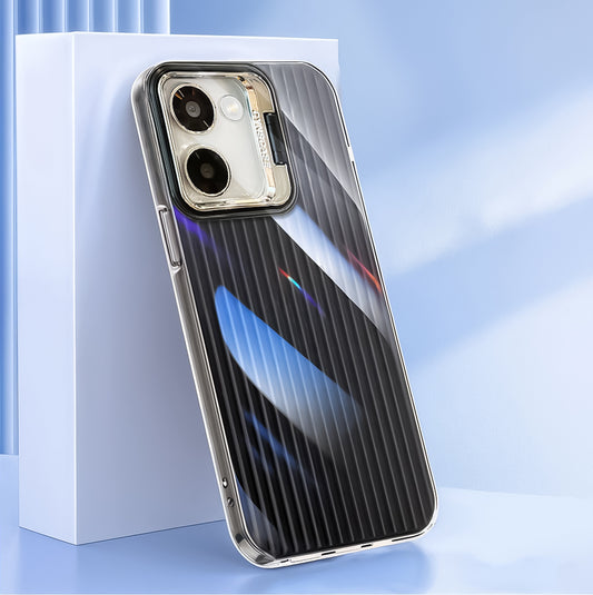 Vivo Y200 Pro 5G Luxury Dual Layer Hybrid Camera Ring Stand Case