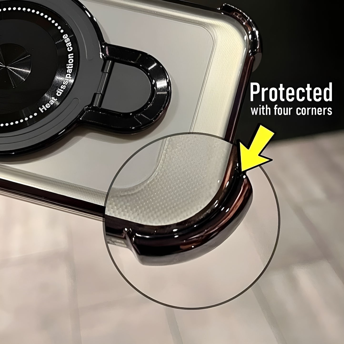 Vivo Y400 Pro 5G Invincible Protected With Four Corners Back Case