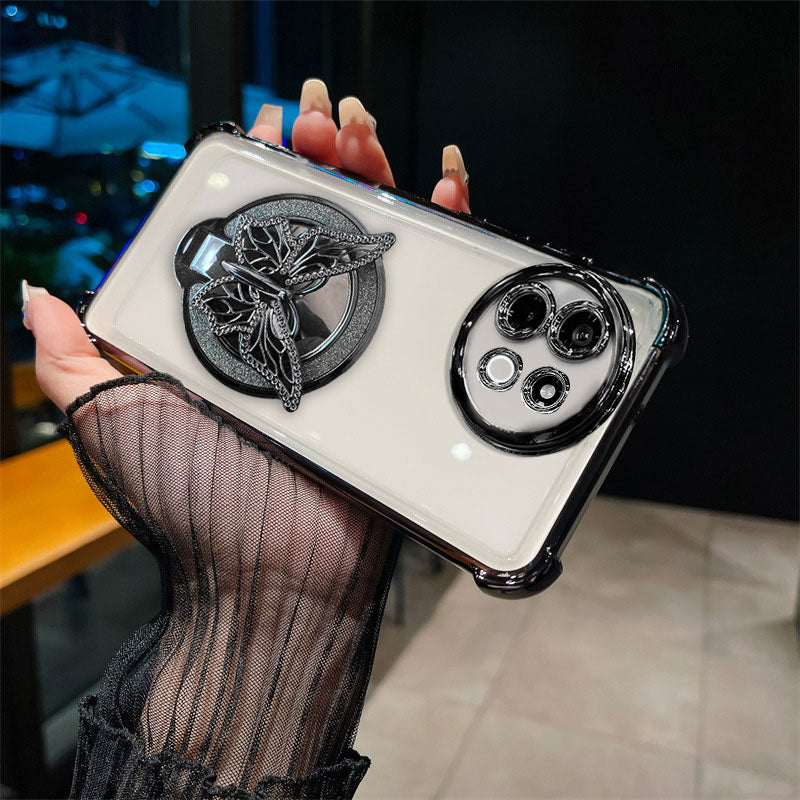 Vivo Y58 5G Premium Butterfly Stand Airbags Case