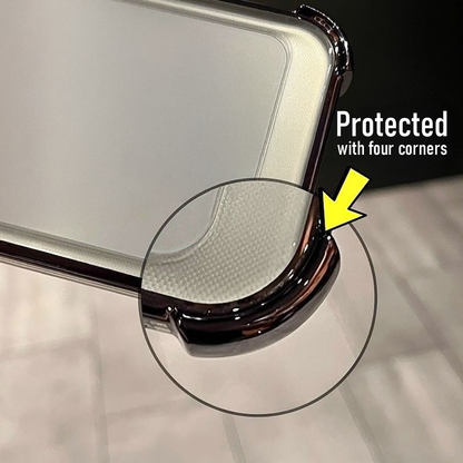 Motorola Edge 60 Fusion 5G Transparent Shockproof Case With Airbag Corners