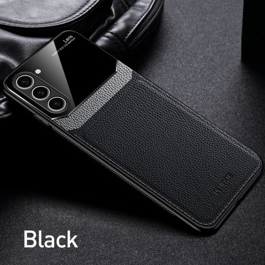 Galaxy A55 5G Premium Leather Lens Protective Case