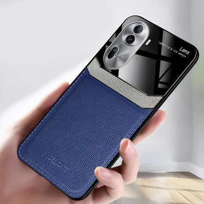 Oppo Reno 11 Pro 5G Premium Leather Lens Protective Case