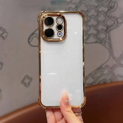 Vivo V70 Elite 5G Transparent Shockproof Case With Airbag Corners