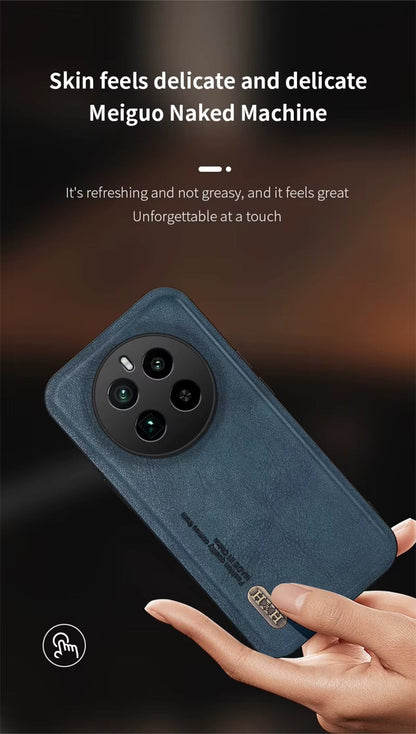 Realme 12 Pro+ Skin Feel Shockproof Magnetic Phone PU Leather Case