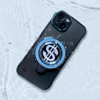 iPhone 15 Plus rotating dollar cover
