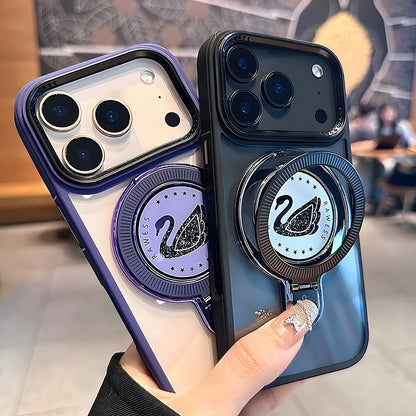 iPhone 17 Pro & 17 Pro Max Luxury Duck Ring Stand Shockproof Magnetic Case
