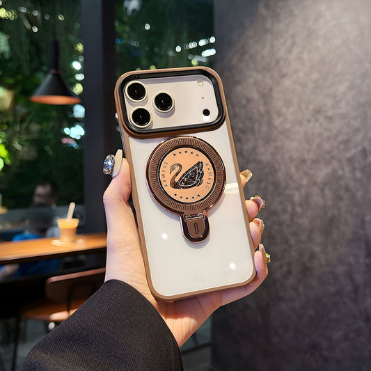 iPhone 17 Pro & 17 Pro Max Luxury Duck Ring Stand Shockproof Magnetic Case