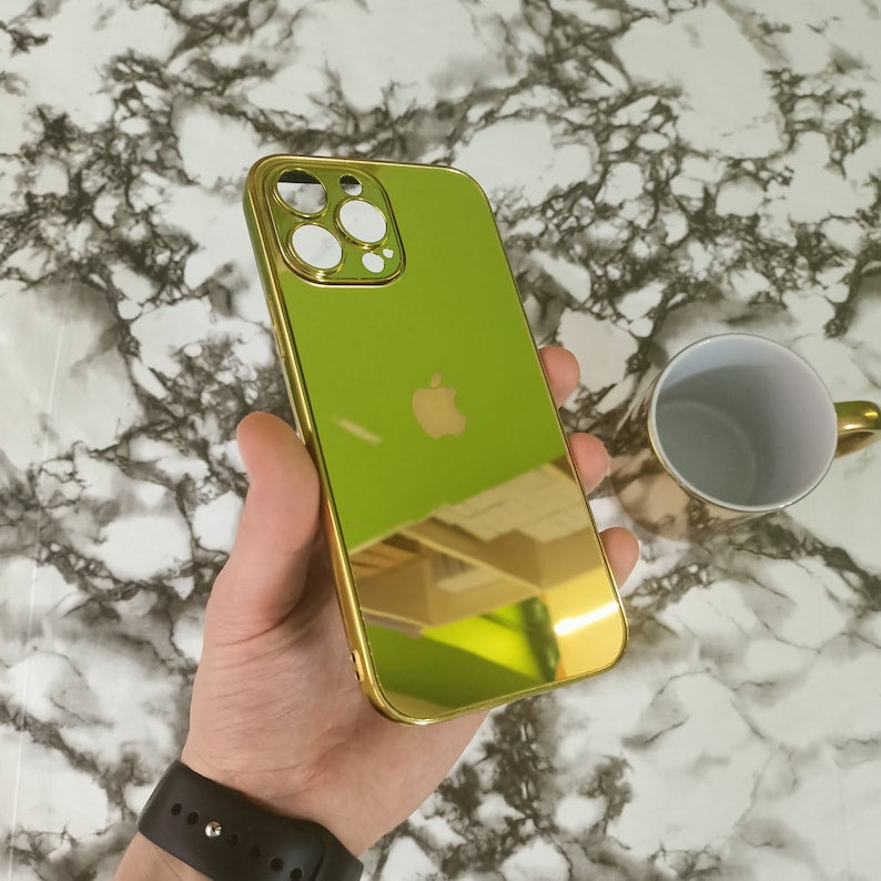 High Quality Gold Customizable iPhone Case