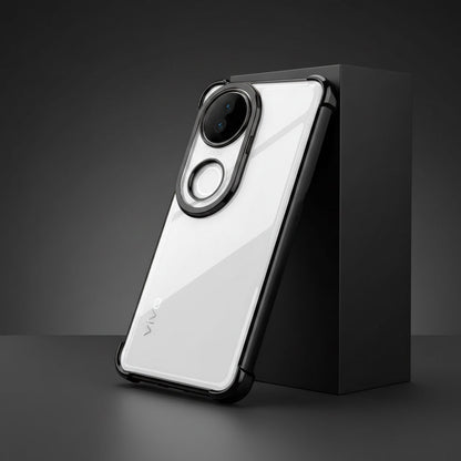 Vivo V50 5G Transparent Shockproof Case With Airbag Corners