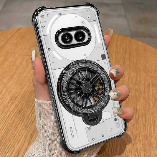 Nothing Phone 2a 5G Premium Stress Buster Wheel Rotating Shockproof Airbags Case