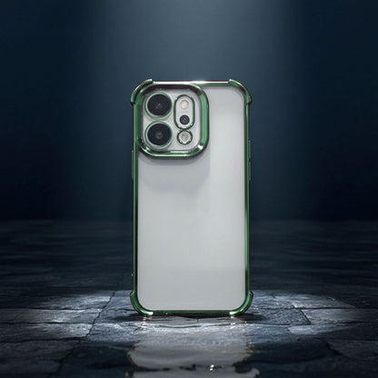 Oppo Reno 14 5G Phone case with green border on a dark background