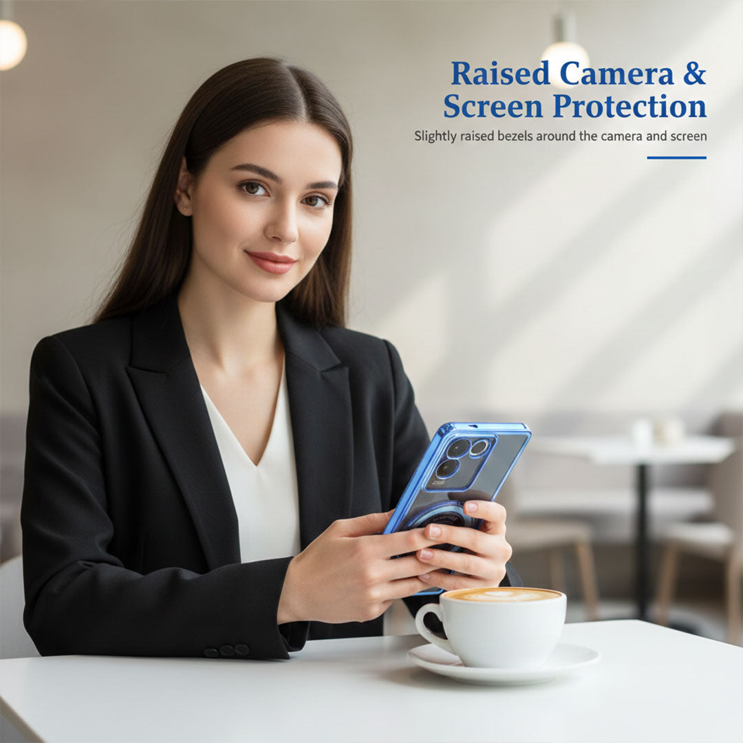 Vivo T2 Pro 5G Magnifier Electroplating Case