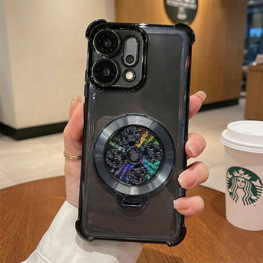 Oppo Reno 14 5G Reflective Fidget Rotating Airbag Case