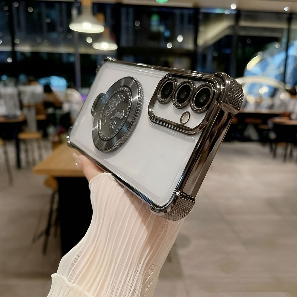 Samsung Galaxy A36 5G Premium Billion Wheel Rotating Shockproof Airbags Case