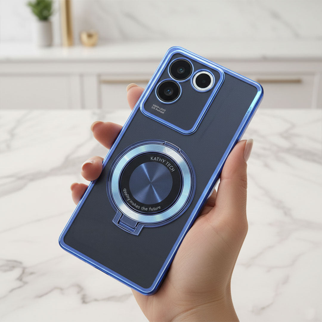 Vivo T2 Pro 5G Magnifier Electroplating Case