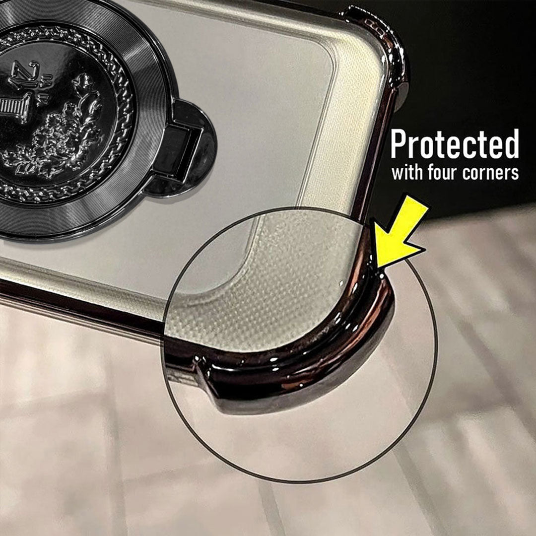 Samsung Galaxy A16 5G Premium Billion Wheel Rotating Shockproof Airbags Case
