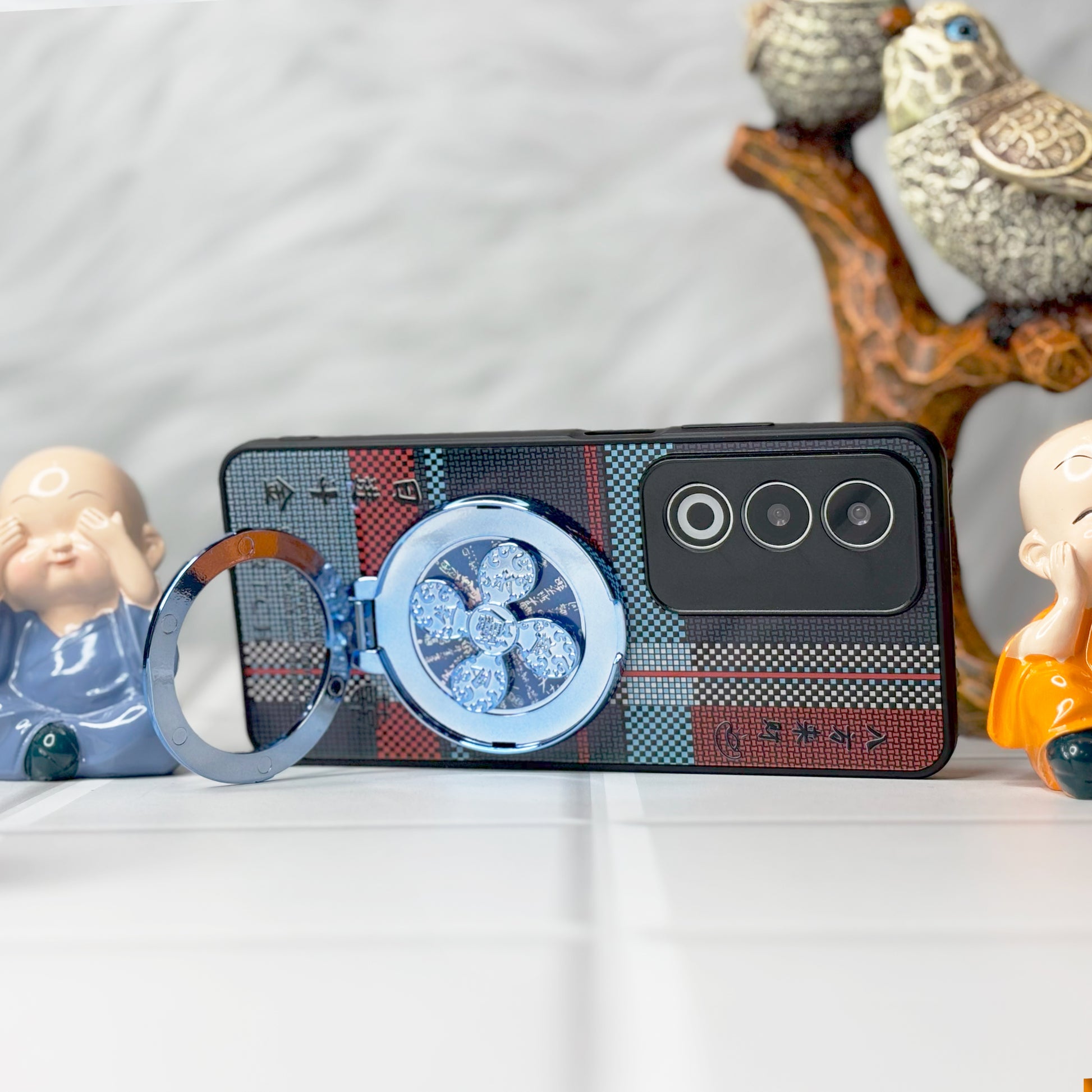 Oppo A3 Pro Grid Rich Manifestation Standable Case