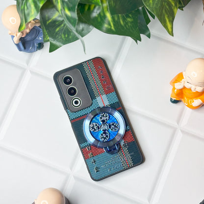 Oppo A3 Pro Blue Grid Rich Manifestation Case