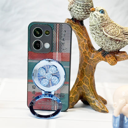 Oppo Reno 13 5G Rich Manifestation Wheel Grid Pattern Back Case