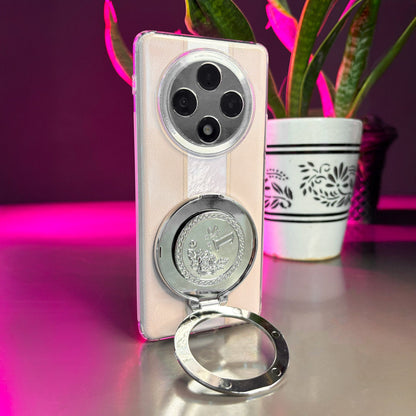 Oppo F27 Pro+ 5G Transparent 1 Billion Edition Rotating Cluster Phone Case
