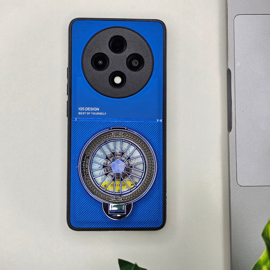 blue Oppo F27 Pro 5G back case