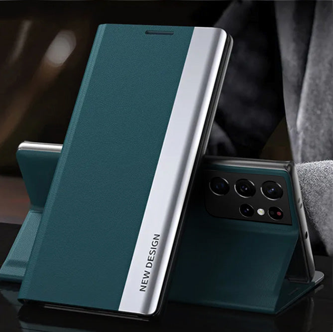 Samsung Galaxy S21 Ultra 5G Flip Leather Case