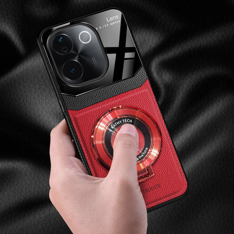 Vivo T3 Pro Red Leather case