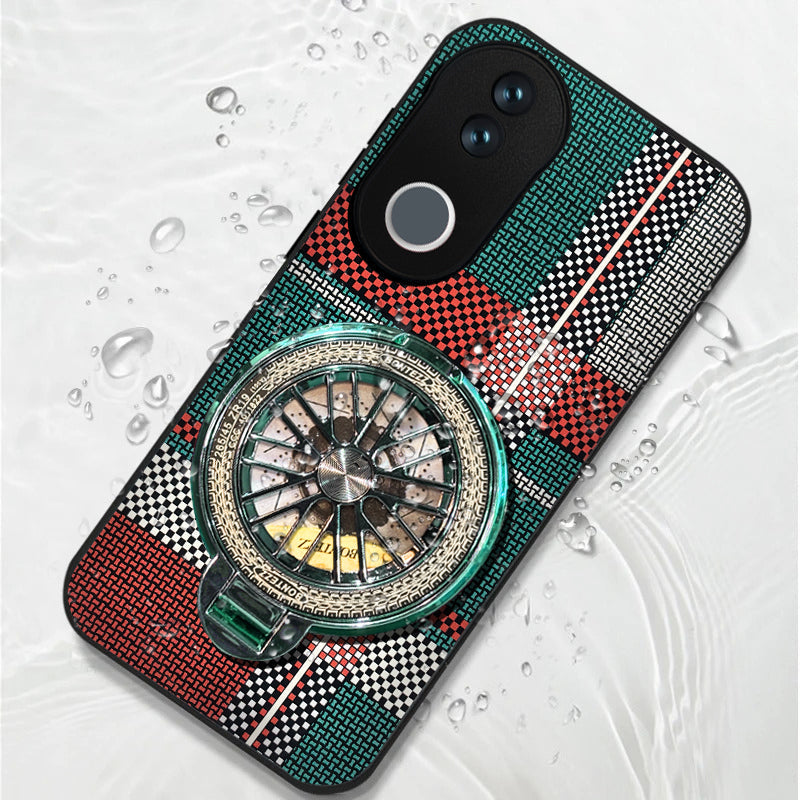 Vivo V50 5G Premium Stress Buster Wheel Grid Pattern Back Case