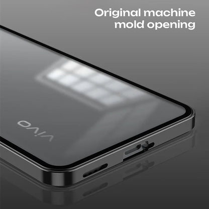 Vivo V70 5G Aluminium Metal Bumper Shield Transparent Back Case