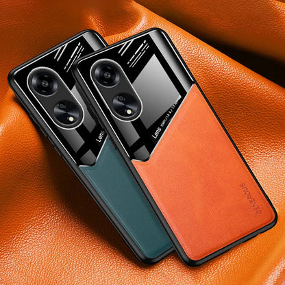 Oppo Reno8 T 5G luxury Generous® Leather Protective Back Case