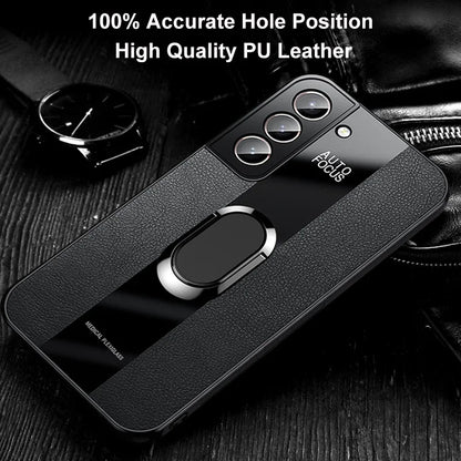 Galaxy S23 FE 5G Premium Leather AutoFocus Ring Case