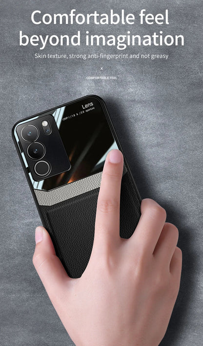 Vivo V29 5G Premium Leather Lens Protective Case