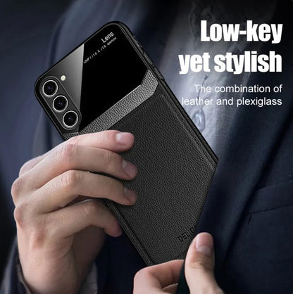 Galaxy A34 5G Premium Leather Lens Protective Case