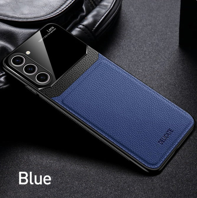 Galaxy A34 5G Premium Leather Lens Protective Case