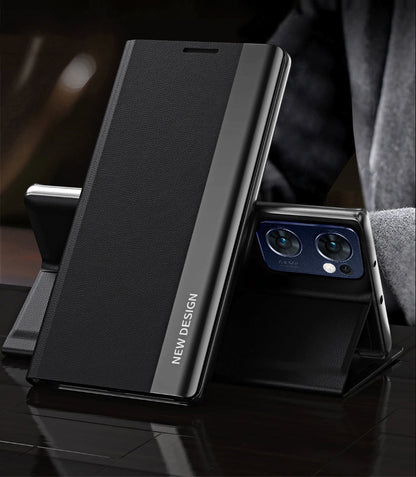 Oppo Reno7 5G Magnetic Flip Leather Case