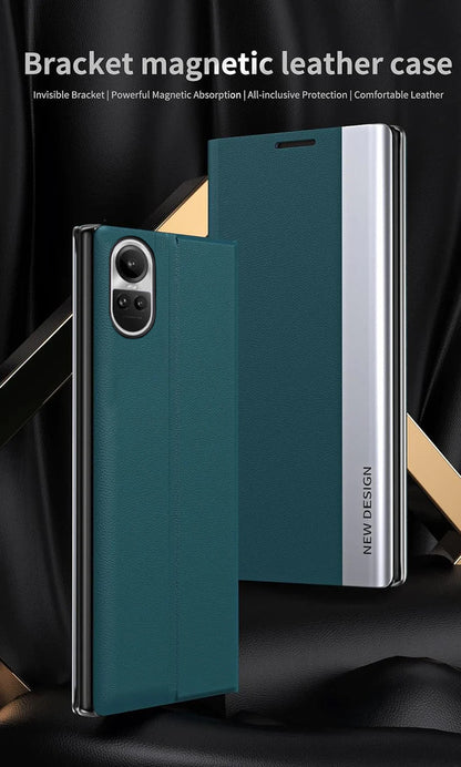 Oppo Reno10 5G Magnetic Flip Leather Case