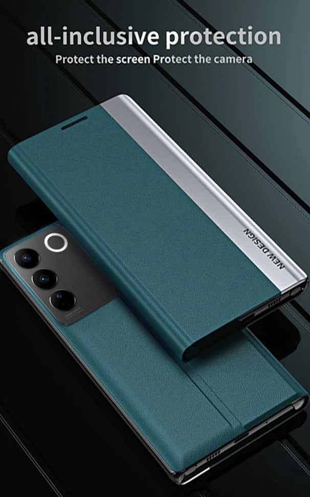 Vivo V27 Pro Magnetic Flip Leather Case